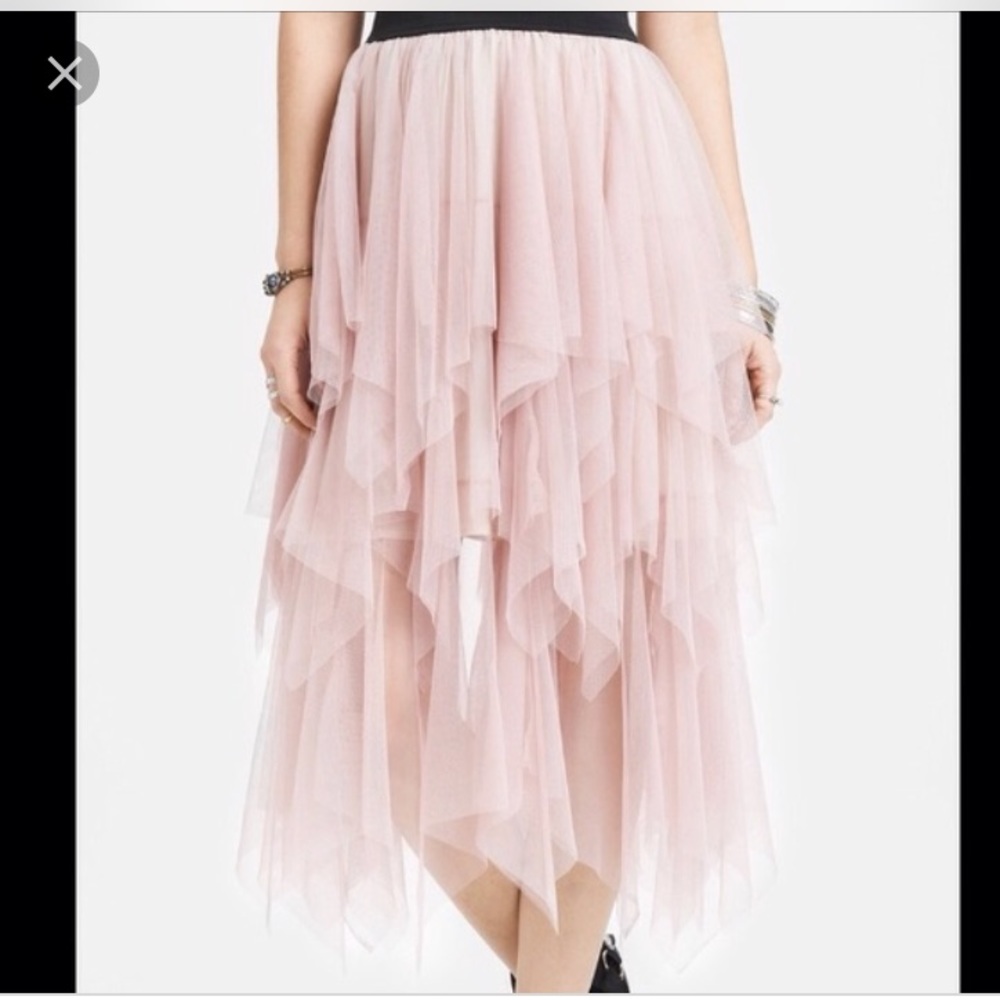 SOLD- Free People Tulle Skirt XS NEW